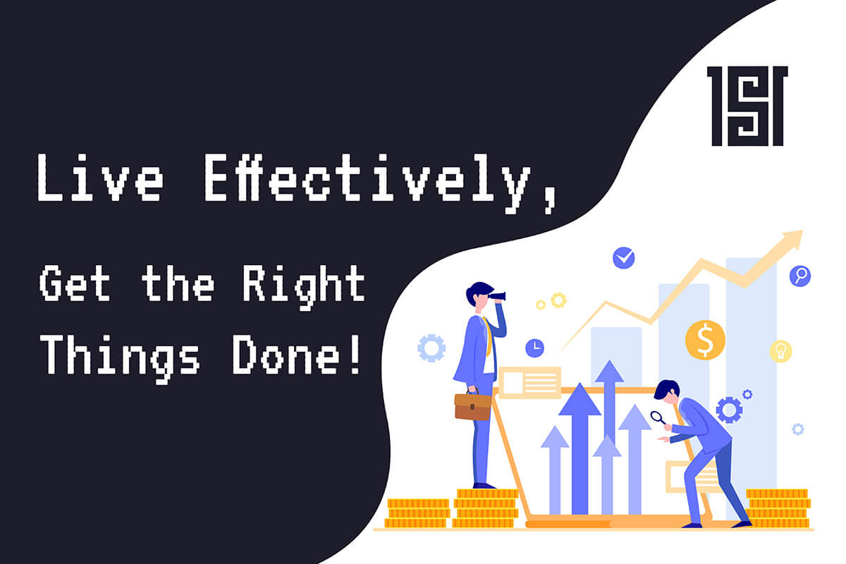Live effectively by getting the right things done