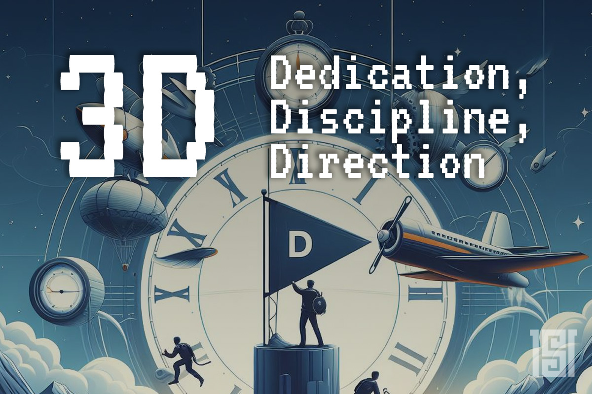 The Power of 3 D’s: Dedication, Discipline, and Direction
